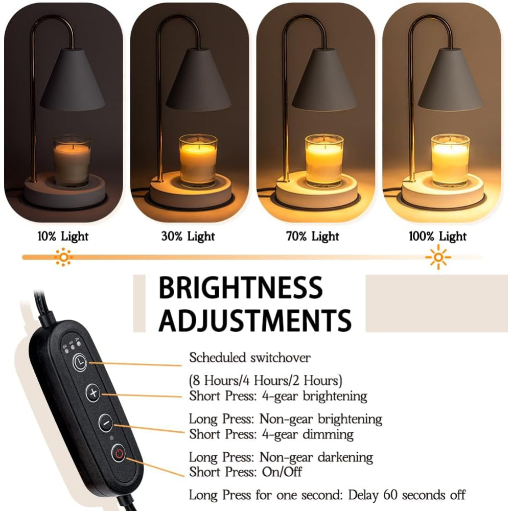 Electric Table Lamp for Melting Wax Candles