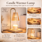 Electric Table Lamp for Melting Wax Candles