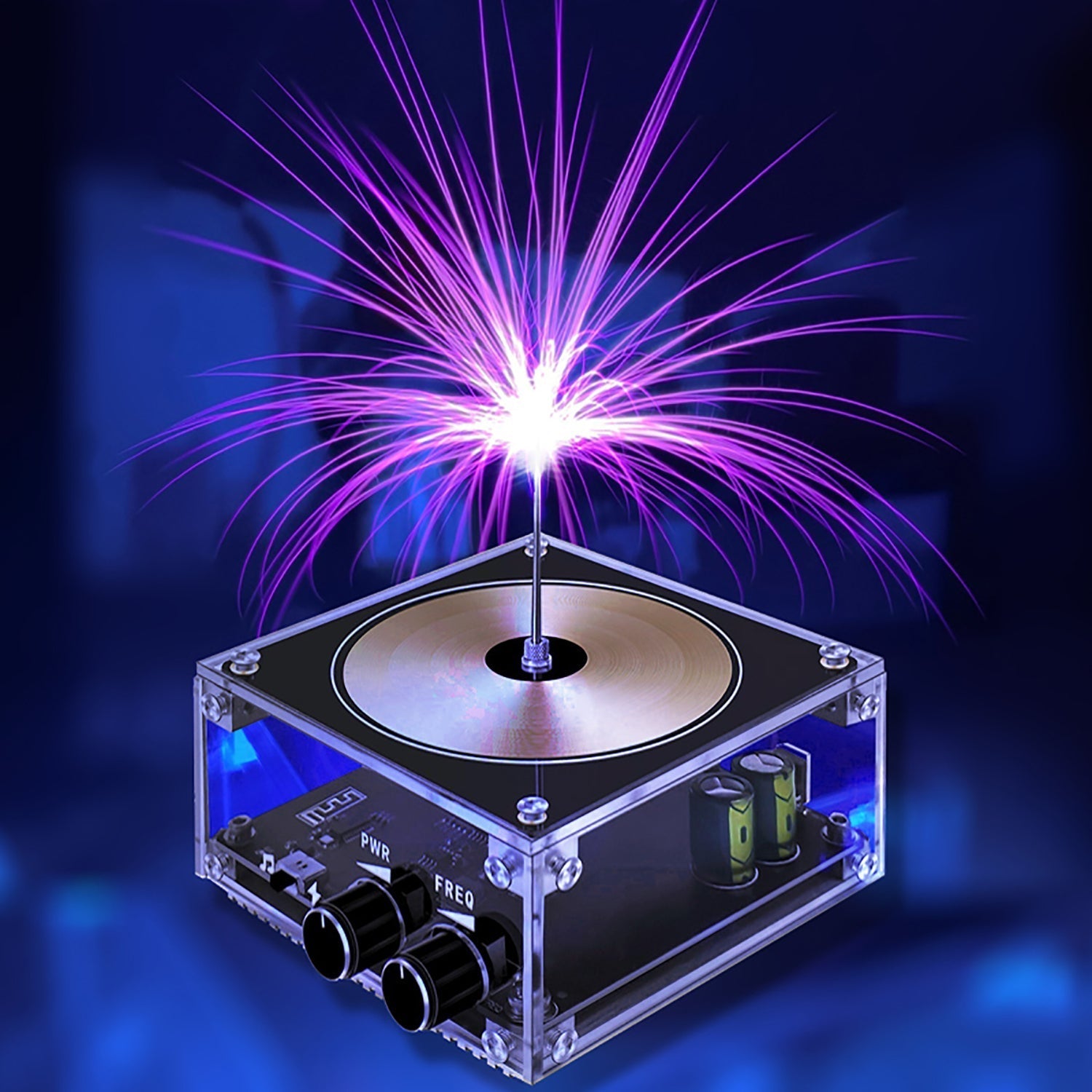 Vibrant Audio-Visual Speaker with Neon Light Show