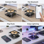 Vibrant Audio-Visual Speaker with Neon Light Show
