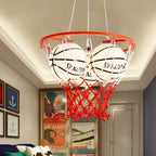 Creative 3-Light Chandelier for Kids with Cartoon Theme