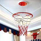Creative 3-Light Chandelier for Kids with Cartoon Theme