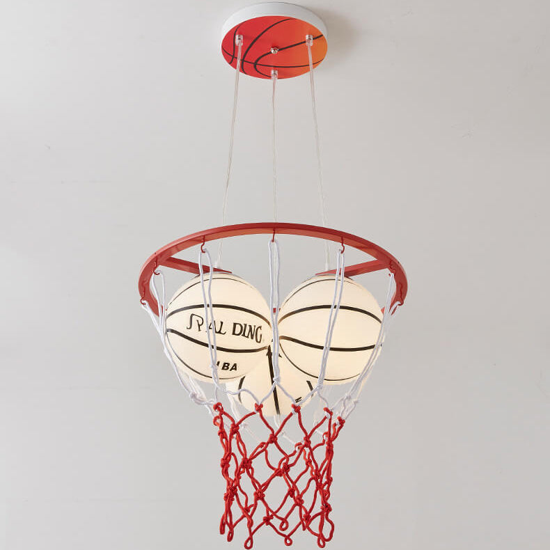 Creative 3-Light Chandelier for Kids with Cartoon Theme