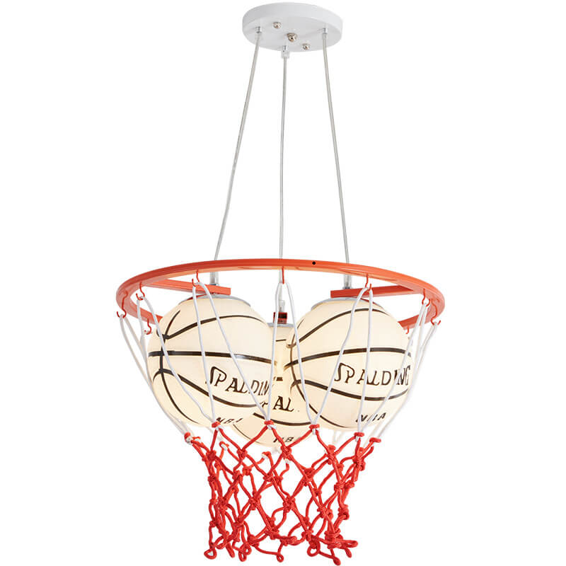 Creative 3-Light Chandelier for Kids with Cartoon Theme