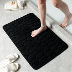 Casa Mat | Plush non-slip bath mat with cobblestone embossing 2