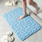 Casa Mat | Plush non-slip bath mat with cobblestone embossing 5