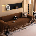 Chenille Sofa Slipcover - Sparkling Pattern, Pet-Friendly, Washable