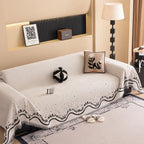 Chenille Sofa Slipcover - Sparkling Pattern, Pet-Friendly, Washable