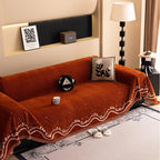 Chenille Sofa Slipcover - Sparkling Pattern, Pet-Friendly, Washable