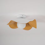 Sculptural Wood-Inspired Ceiling Light Fixture in Modern Style