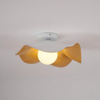 Sculptural Wood-Inspired Ceiling Light Fixture in Modern Style