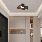Sculptural Wood-Inspired Ceiling Light Fixture in Modern Style