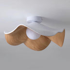 Sculptural Wood-Inspired Ceiling Light Fixture in Modern Style
