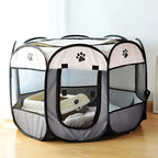 Portable Mesh Tent for Cats – Foldable Playpen for Pets