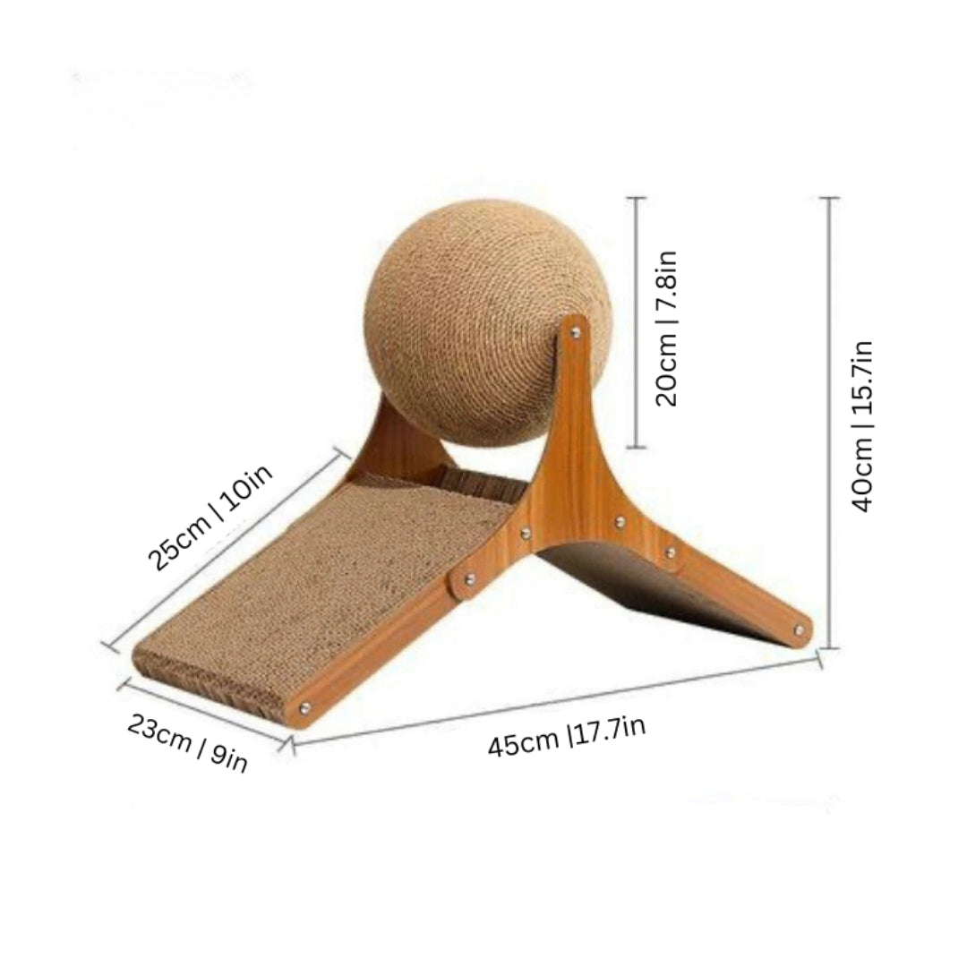 Interactive Climbing Toy for Cats - Scratching Ball