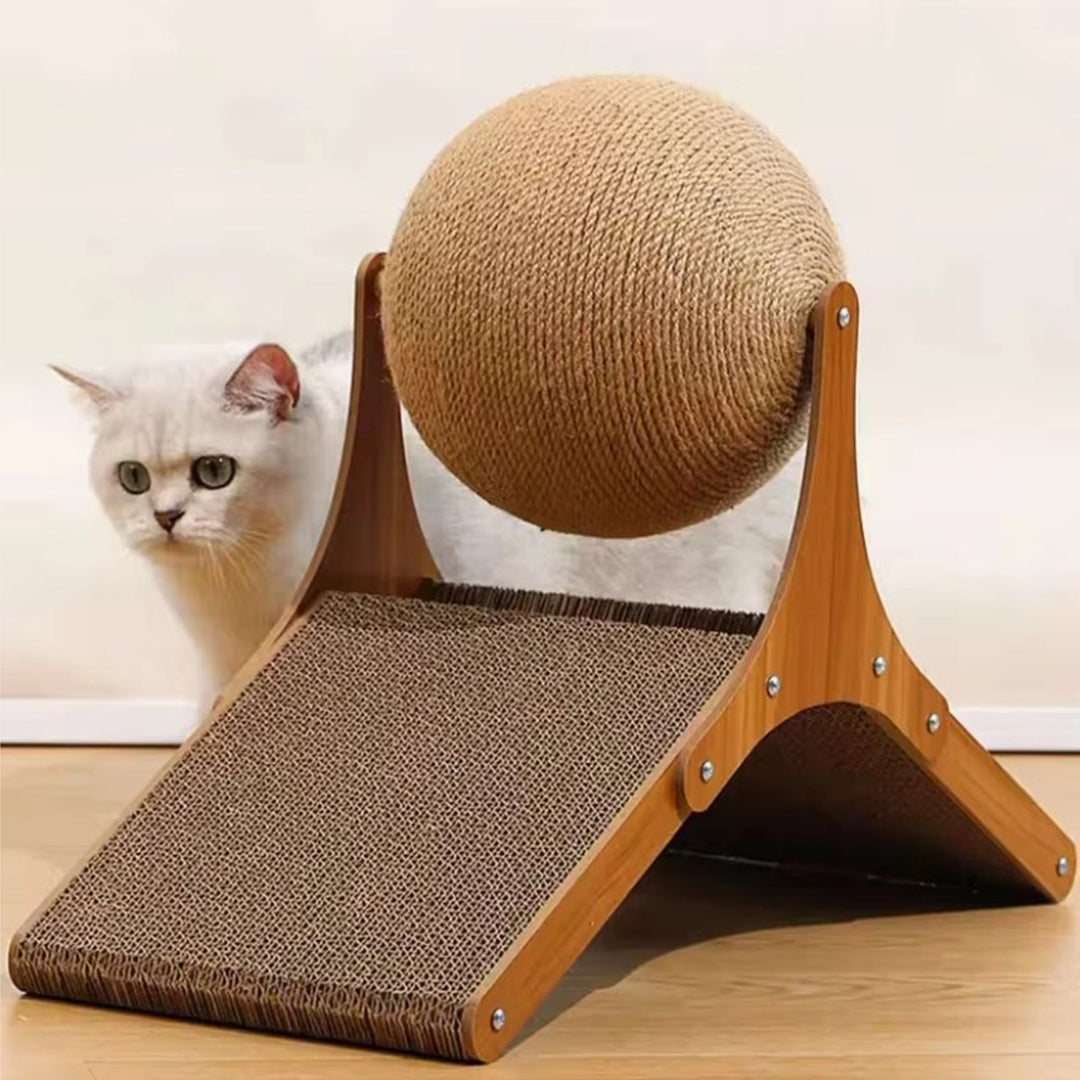 Interactive Climbing Toy for Cats - Scratching Ball