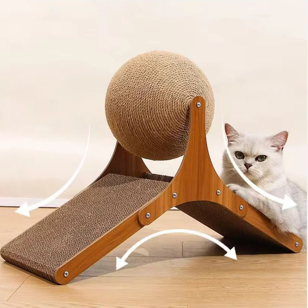 Interactive Climbing Toy for Cats - Scratching Ball