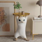 Whimsical Cat-Shaped Side Table – Stylish Coffee Table for Contemporary Spaces