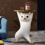 Whimsical Cat-Shaped Side Table – Stylish Coffee Table for Contemporary Spaces