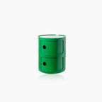 Round Side Table with Storage in Componibili Style – Versatile Design