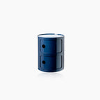 Round Side Table with Storage in Componibili Style – Versatile Design