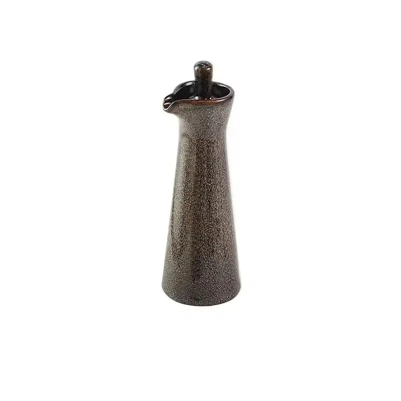Artisan Ceramic Oil Pourer for Condiments