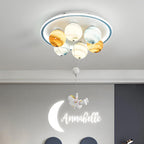 Colorful Flush Mount Ceiling Light for Children's Rooms