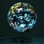 Floating Globe Night Light with Constellation Map – Elegant LED Design