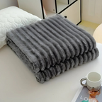 Cozy Comfort Plaid Throw Blanket – Ultra Soft Luxury Fleece