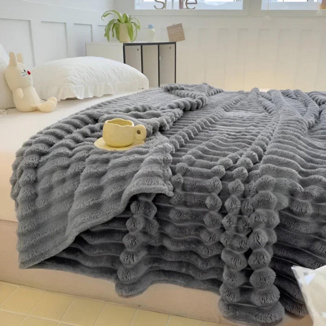 Cozy Comfort Plaid Throw Blanket – Ultra Soft Luxury Fleece