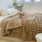 Cozy Comfort Plaid Throw Blanket – Ultra Soft Luxury Fleece