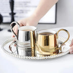 LustreCraft Ceramic Mug – Polished Reflective Design