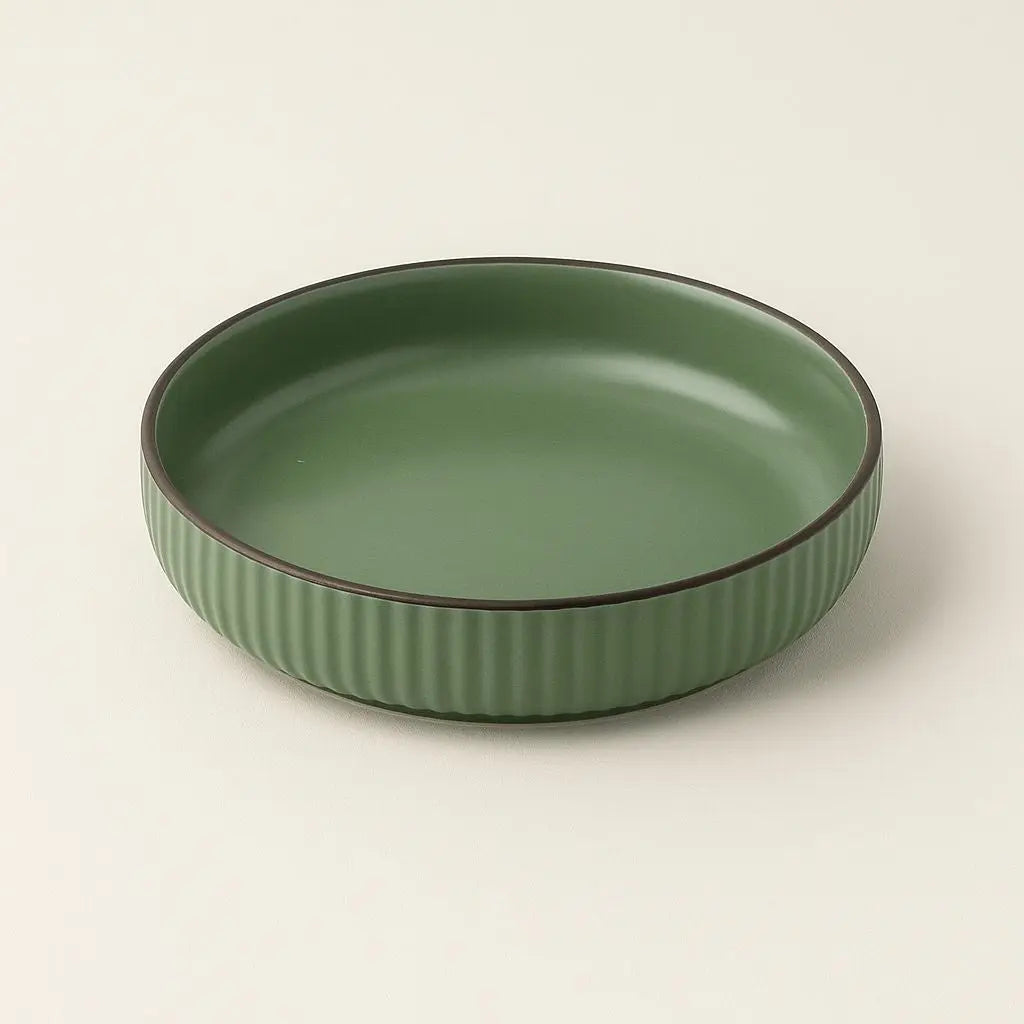 Nordic Harmony Round Ceramic Serving Plate