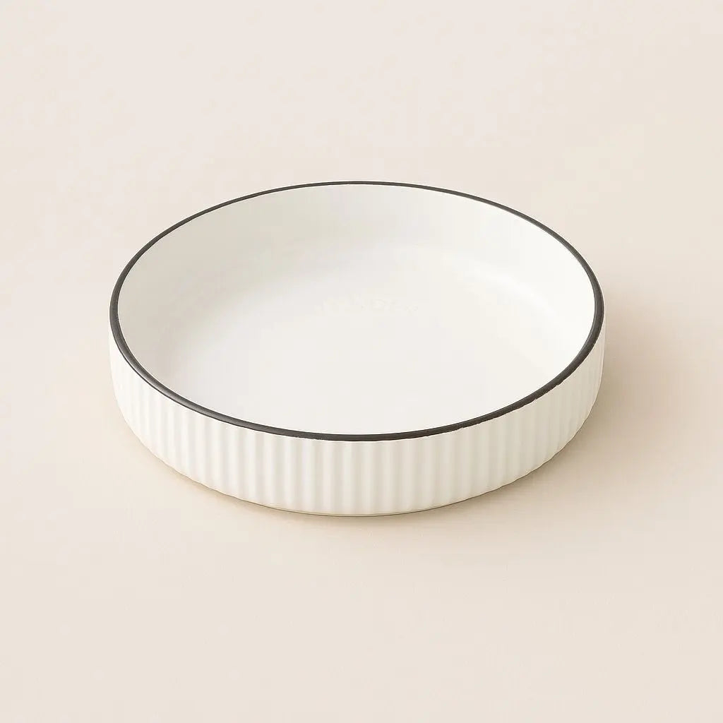 Nordic Harmony Round Ceramic Serving Plate