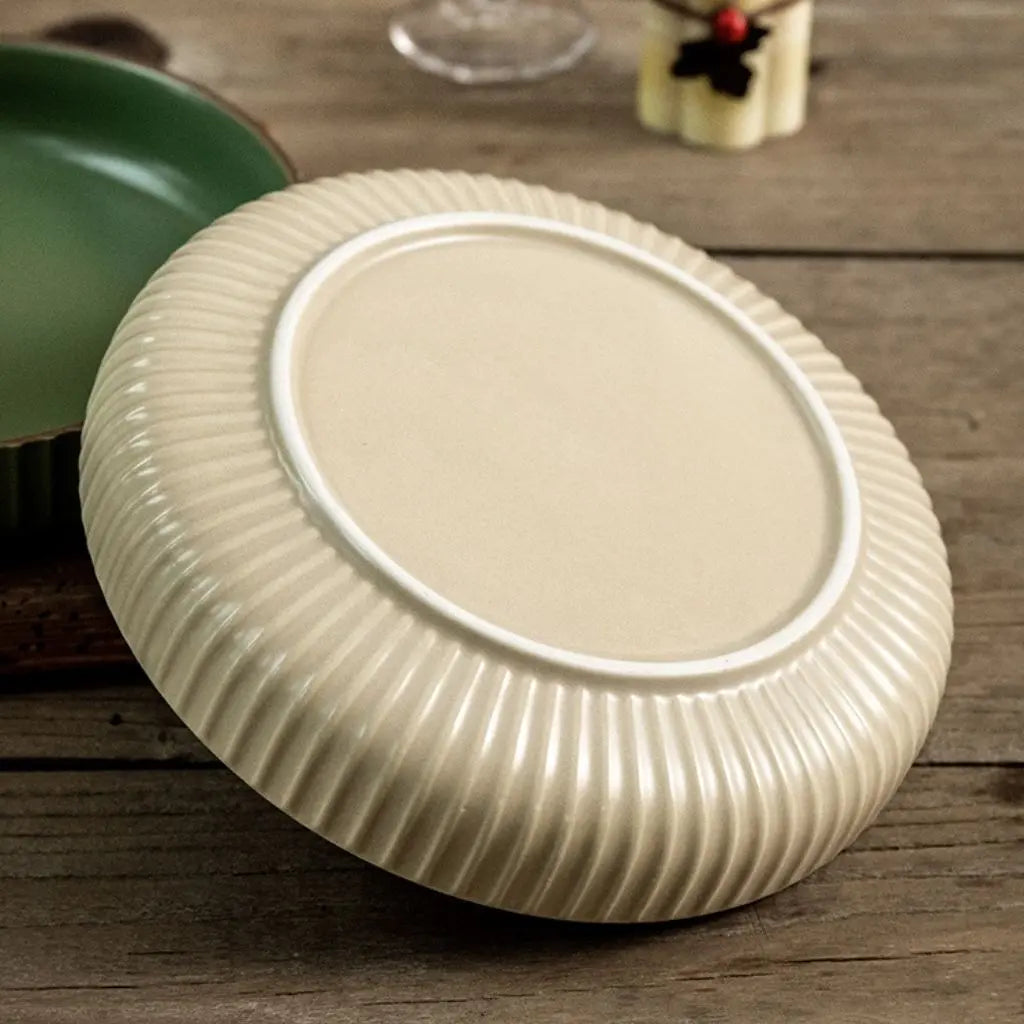 Nordic Harmony Round Ceramic Serving Plate
