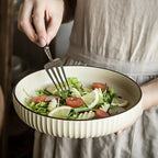 Nordic Harmony Round Ceramic Serving Plate