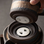 Artisan Crafted Glazed Ceramic Tea Set