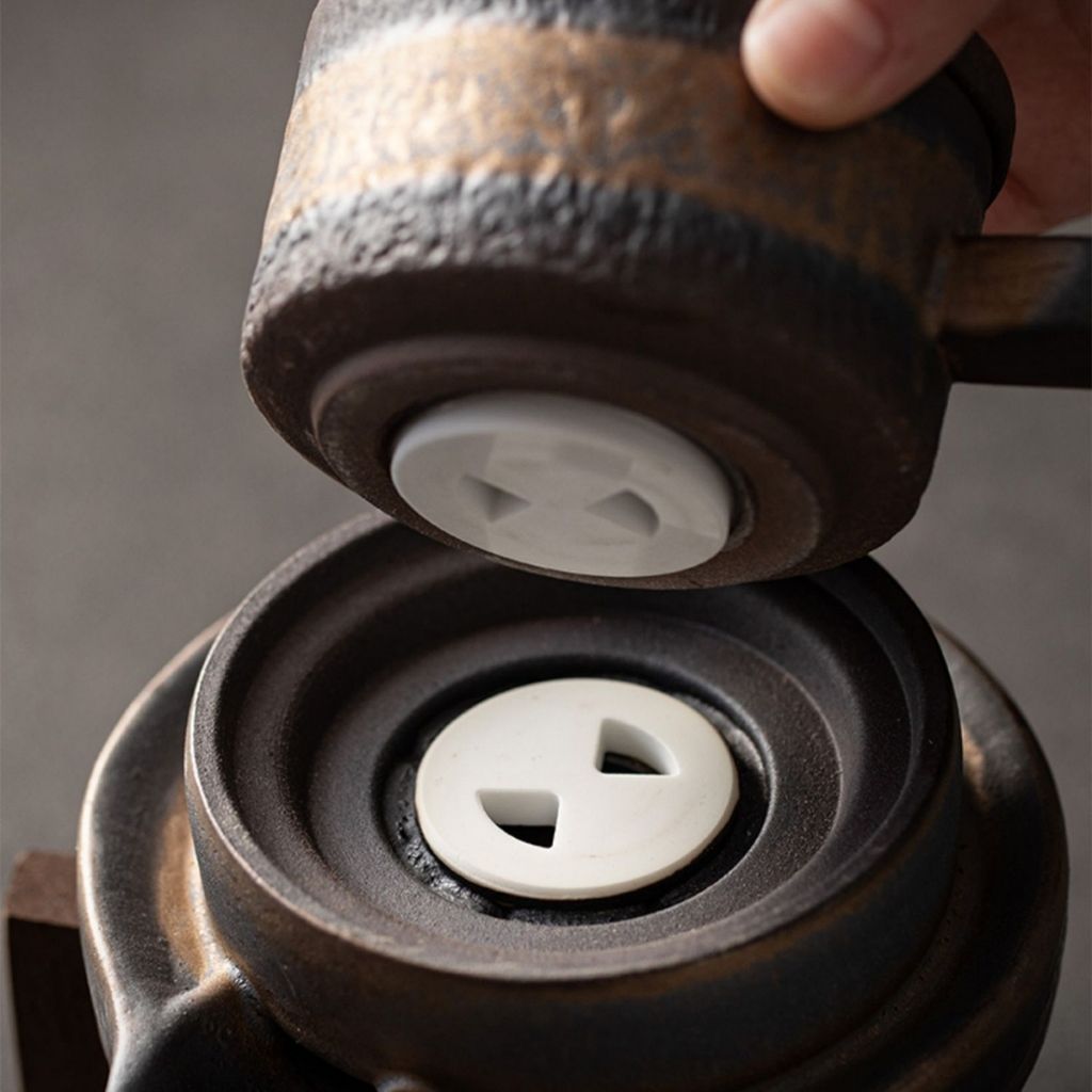Artisan Crafted Glazed Ceramic Tea Set