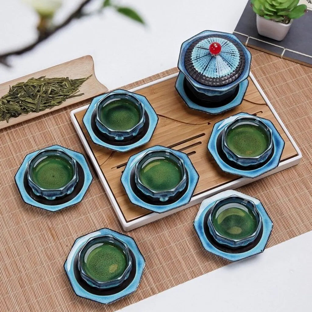 Zenith Ceramic Tea Ensemble – Elegant Travel Teaware