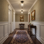 Modern Flush Mount Ceiling Light Fixture in Elegant Ceramic Design