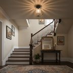 Modern Flush Mount Ceiling Light Fixture in Elegant Ceramic Design