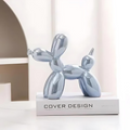 Modern Home Decor - Playful Ceramic Balloon Dog Sculpture