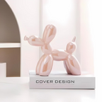 Modern Home Decor - Playful Ceramic Balloon Dog Sculpture