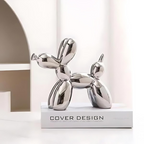 Modern Home Decor - Playful Ceramic Balloon Dog Sculpture