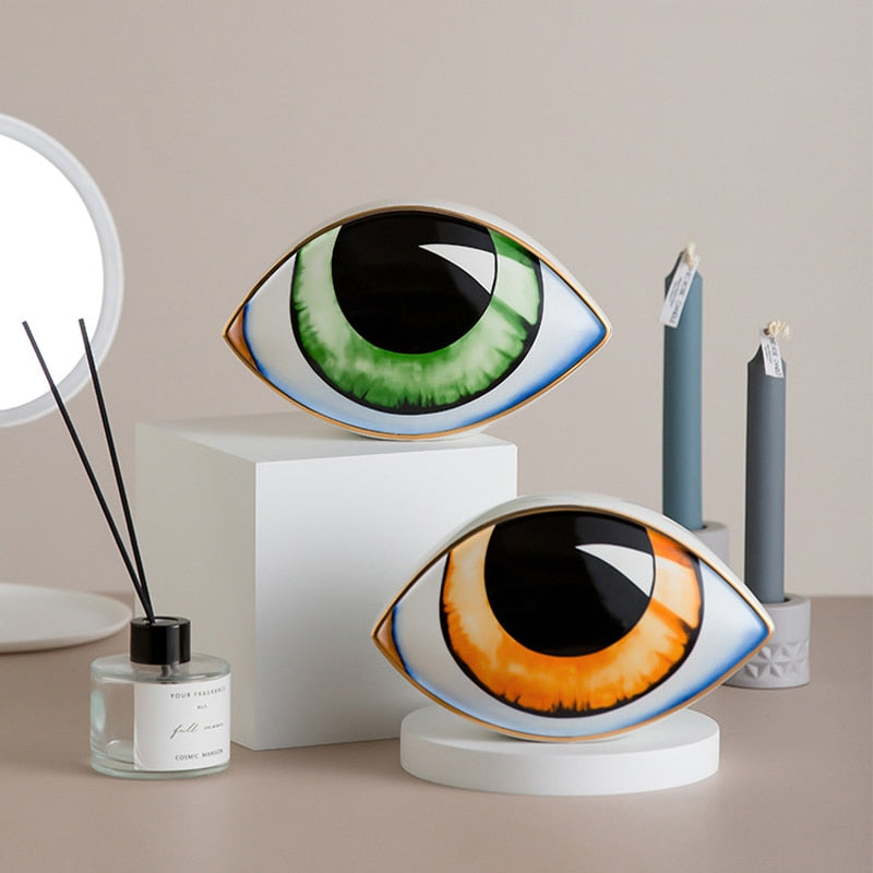 Decorative Eye Sculpture – Stylish Art Piece for Home and Office