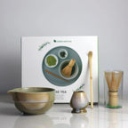 ZenTea 4-Piece Matcha Set with Bamboo Whisk & Gift Box