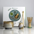 ZenTea 4-Piece Matcha Set with Bamboo Whisk & Gift Box