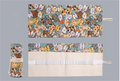 Whimsical Cat-Themed Canvas Pencil Organizer