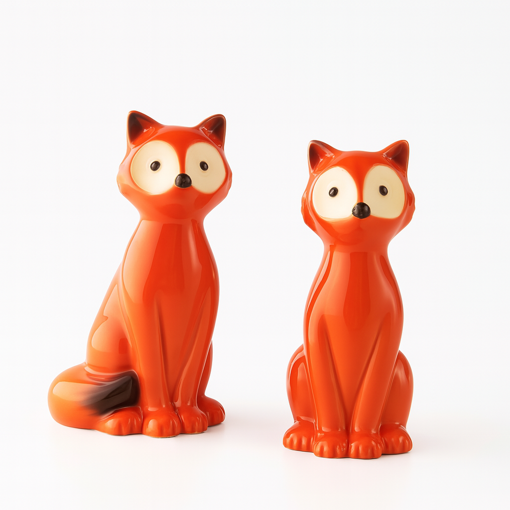 Enchanting Handcrafted Fox Figurines for Home Décor