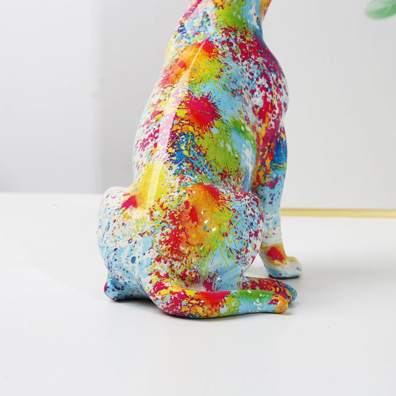 Elegant Resin Art Figurine of a Chihuahua – Charming Home Decoration
